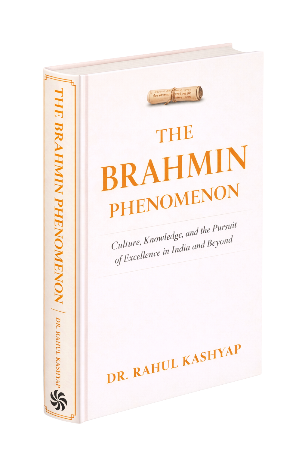 The Brahmin Phenomenon book back cover - structural analysis of Brahmin contributions to education, scholarship, and Indian intellectual tradition